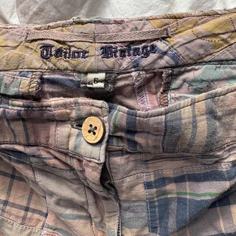 Taylor Vintage Patchwork Shorts - size 6 (fits more like a 4)